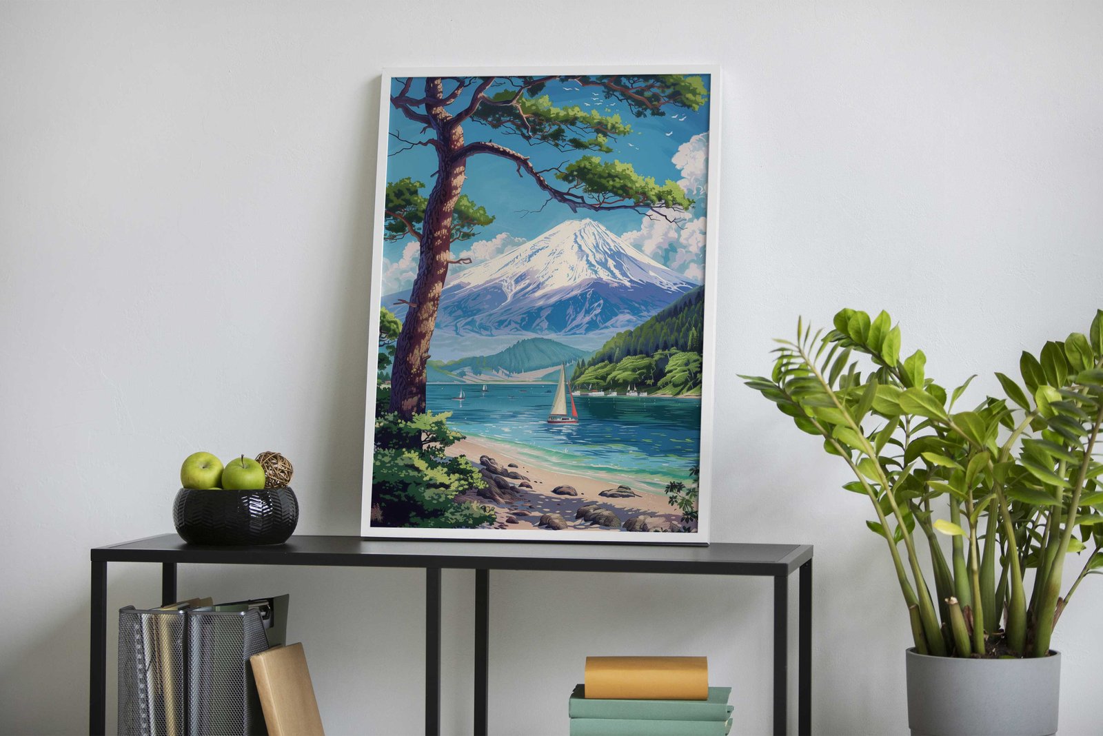 Mount Fuji in Japan Asian Style Poster | Wall Art for Home & Office | High-Quality Print - High-Quality Visual Display