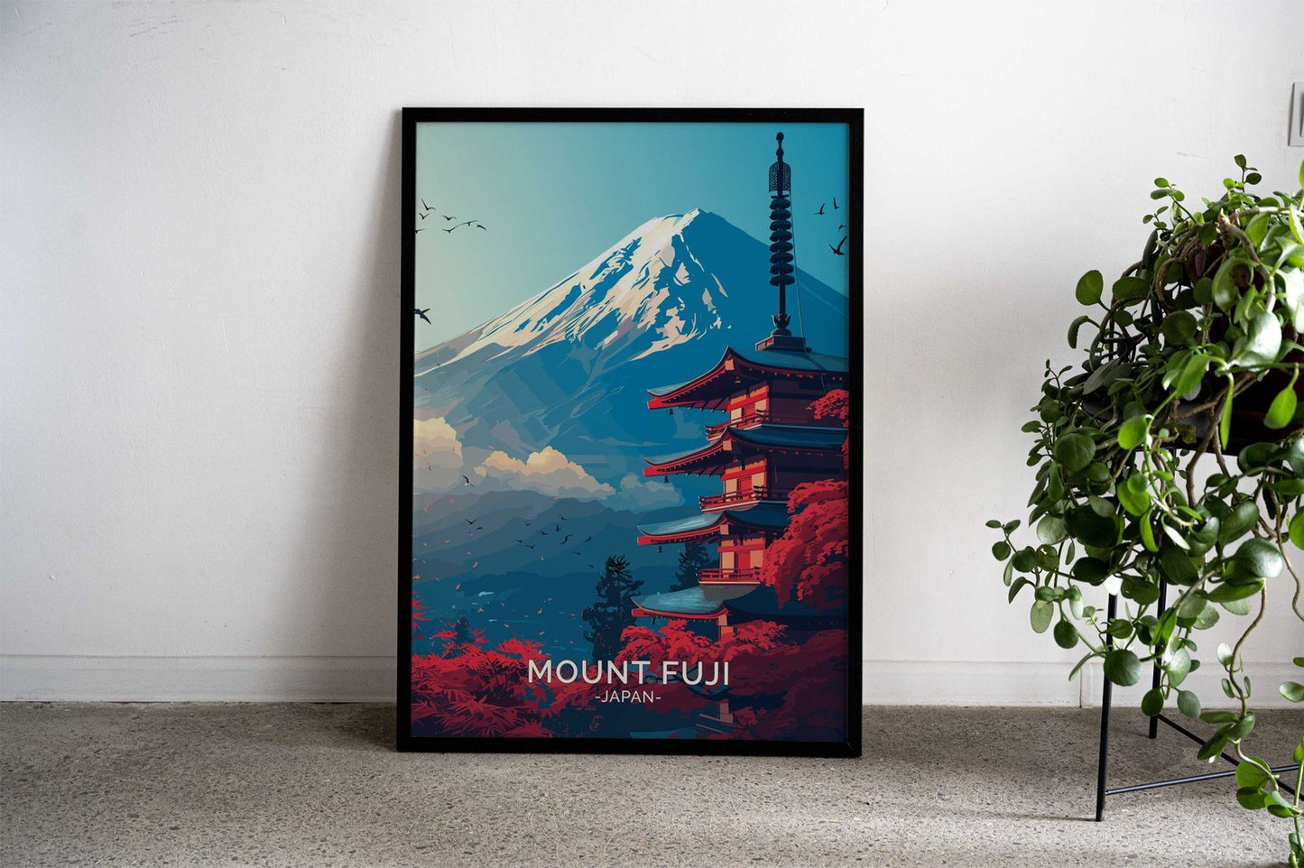 Mount Fuji Asian Style Poster | Wall Art for Home & Office | High-Quality Print - High-Quality Visual Display