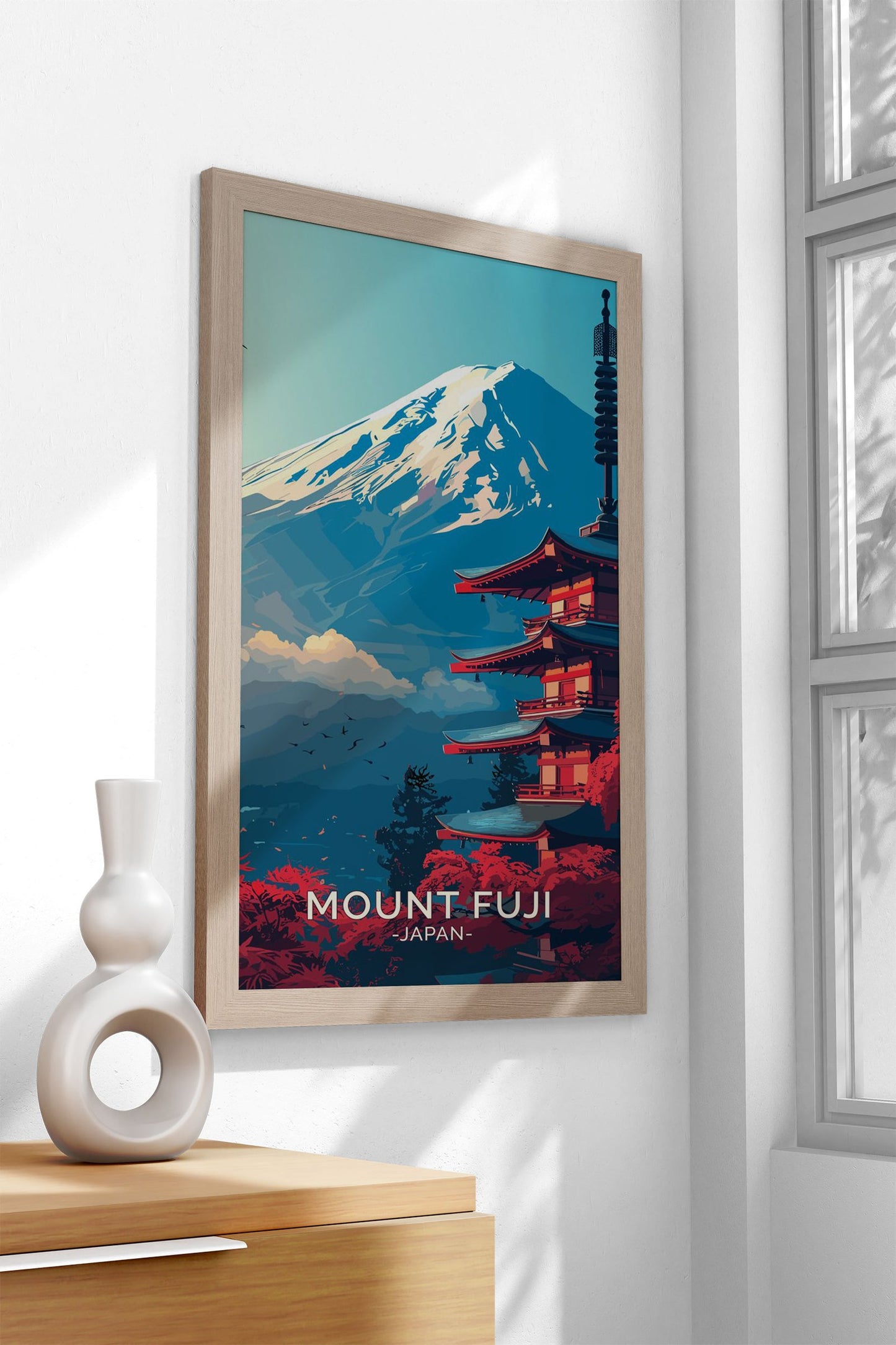 Mount Fuji Asian Style Poster | Wall Art for Home & Office | High-Quality Print - High-Quality Visual Display