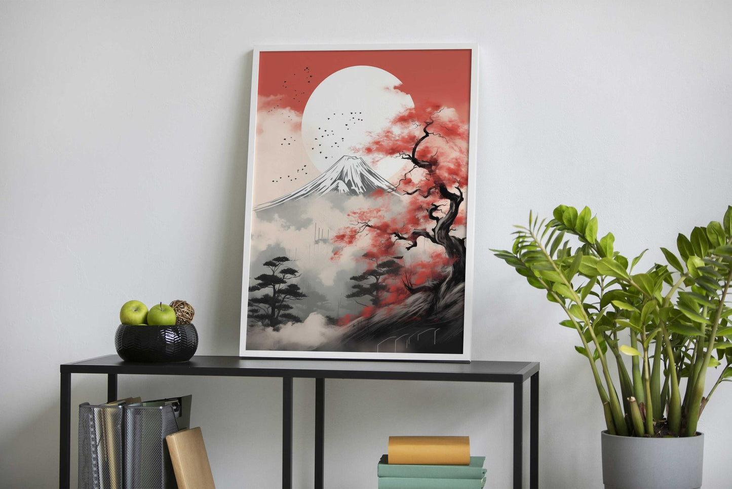 Mount Fujii Landscape Asian Style Poster | Wall Art for Home & Office | High-Quality Print - High-Quality Visual Display