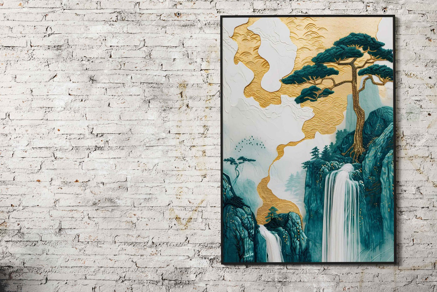Mountain Bonsai Tree Asian Style Poster | Wall Art for Home & Office | High-Quality Print - High-Quality Visual Display