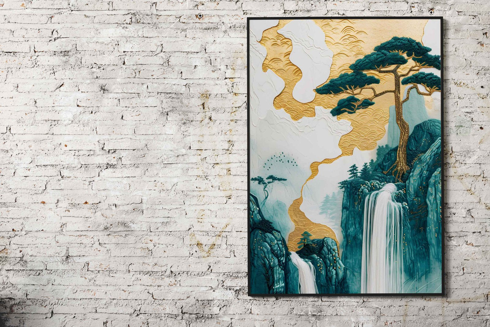 Mountain Bonsai Tree Asian Style Poster | Wall Art for Home & Office | High-Quality Print - High-Quality Visual Display