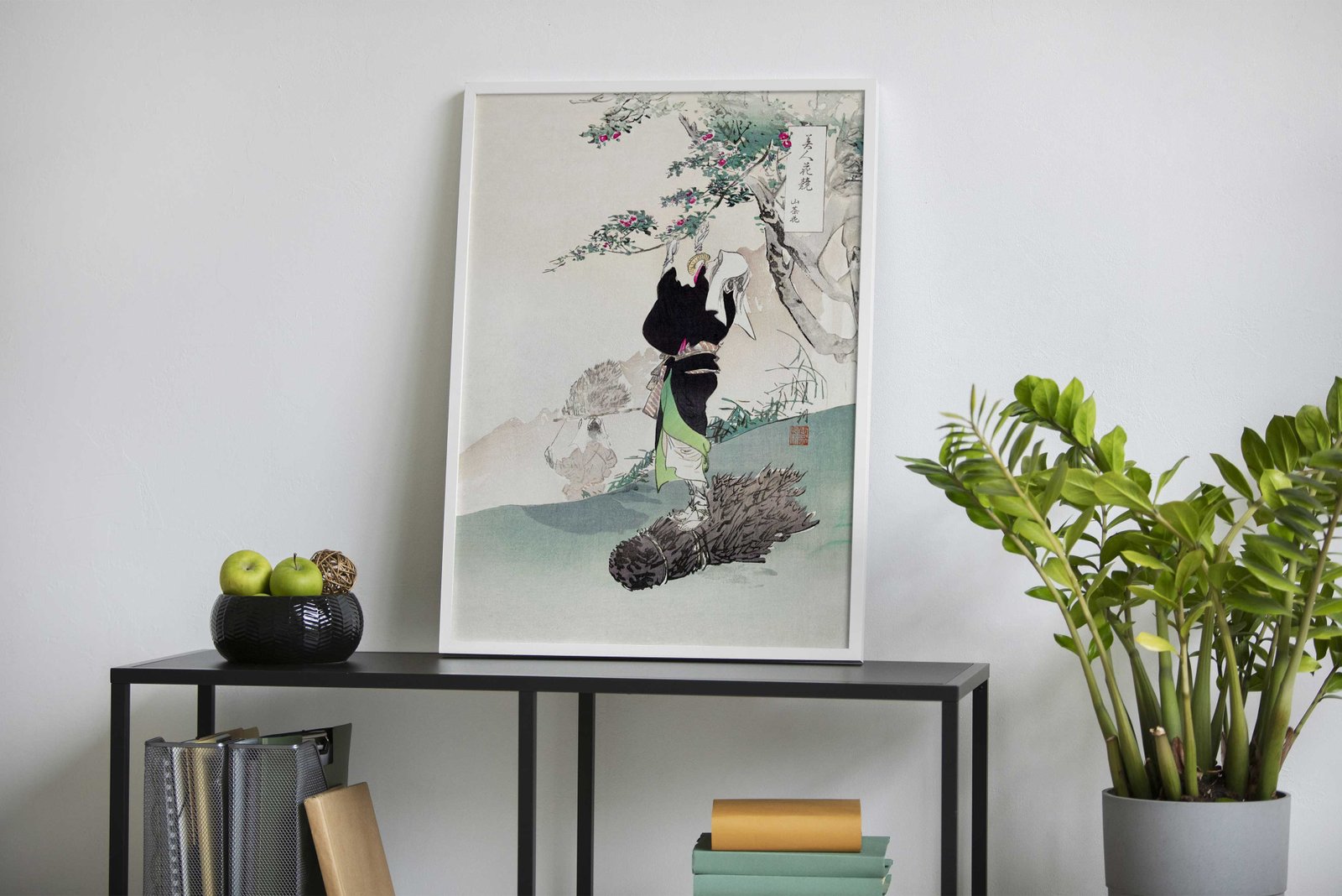 Mountain Cherry Asian Style Poster | Wall Art for Home & Office | High-Quality Print - High-Quality Visual Display