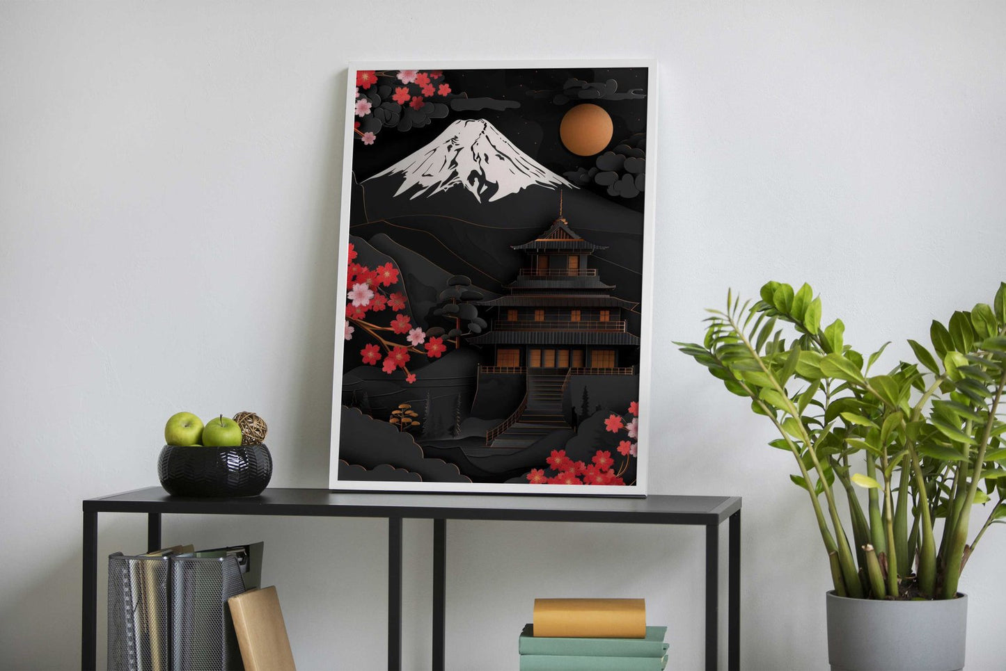 Mountain Dojo Asian Style Poster | Wall Art for Home & Office | High-Quality Print - High-Quality Visual Display