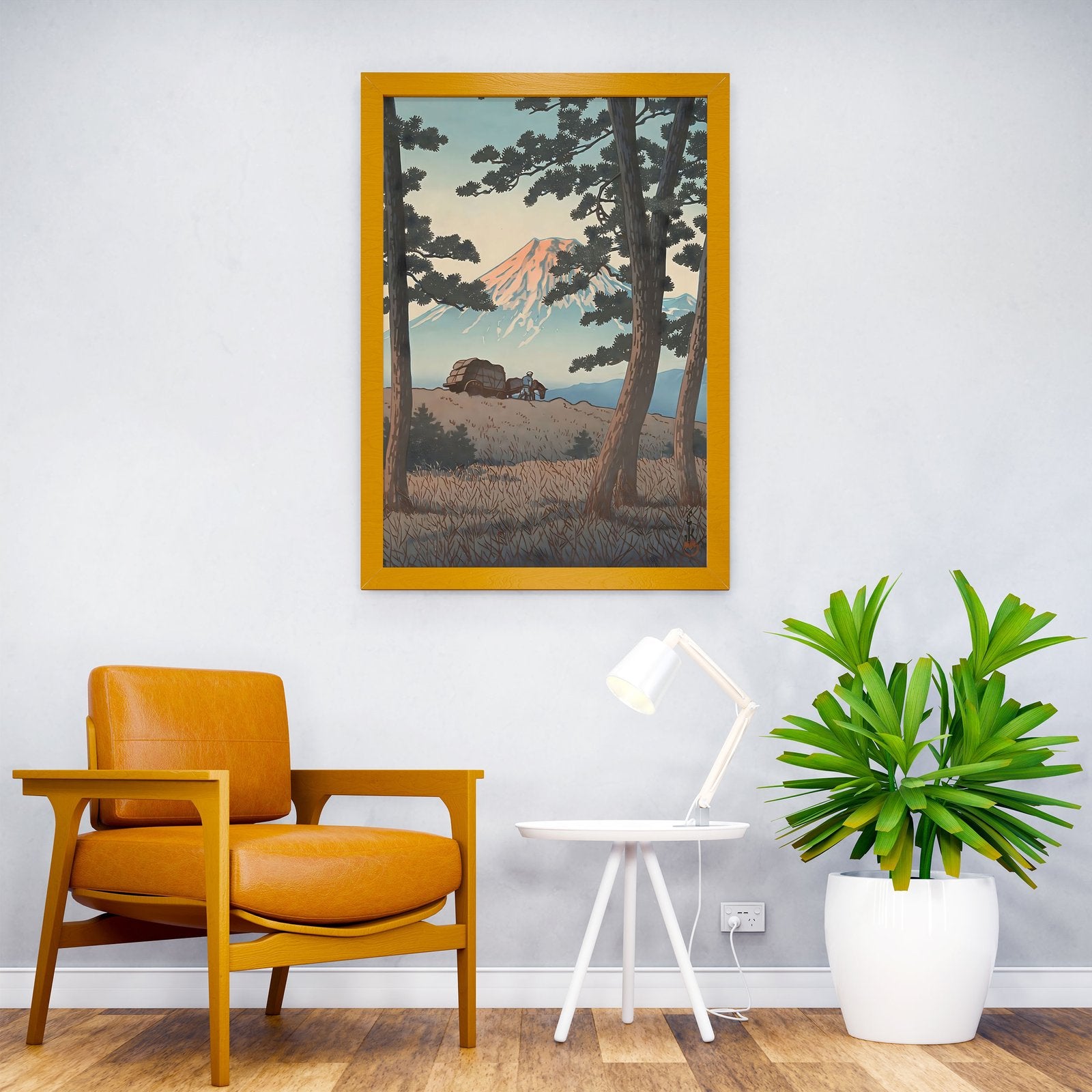 Mountain Fuji Tagonoura Asian Style Poster | Wall Art for Home & Office | High-Quality Print - High-Quality Visual Display