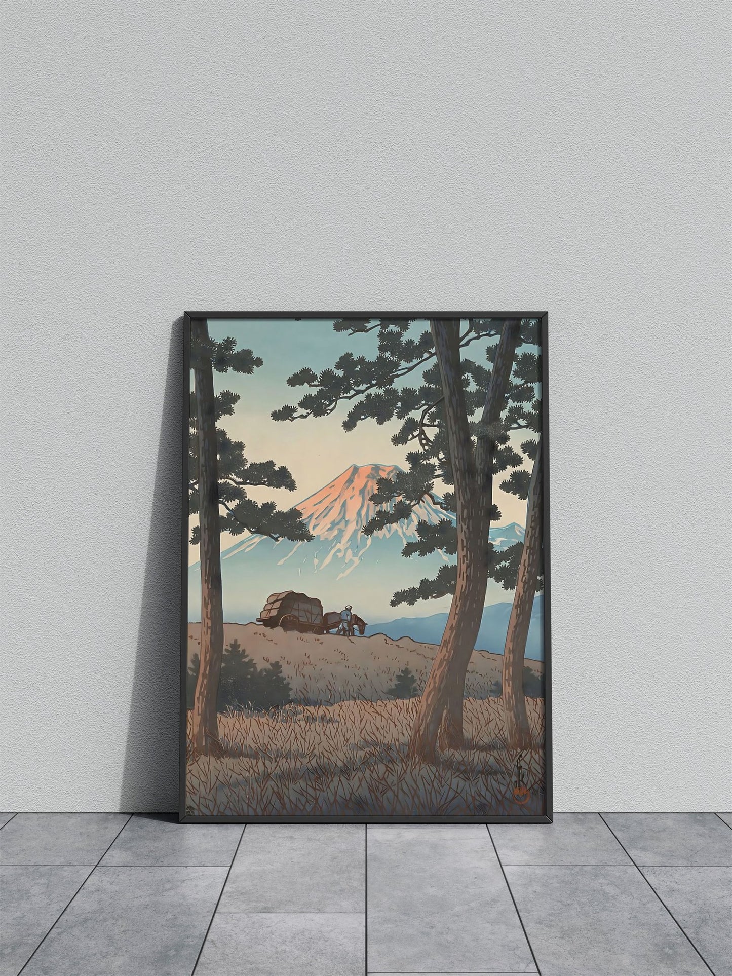 Mountain Fuji Tagonoura Asian Style Poster | Wall Art for Home & Office | High-Quality Print - High-Quality Visual Display
