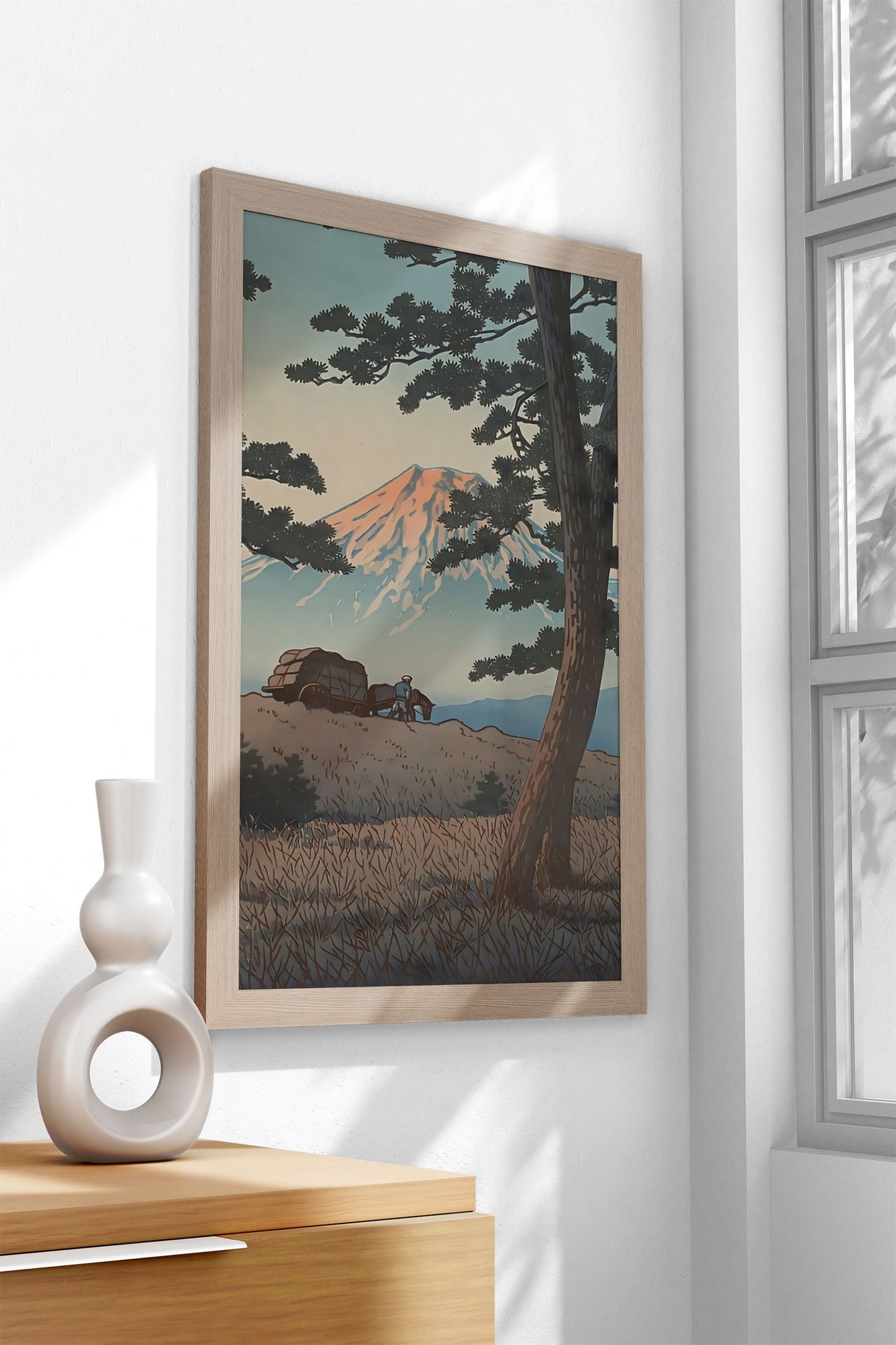 Mountain Fuji Tagonoura Asian Style Poster | Wall Art for Home & Office | High-Quality Print - High-Quality Visual Display