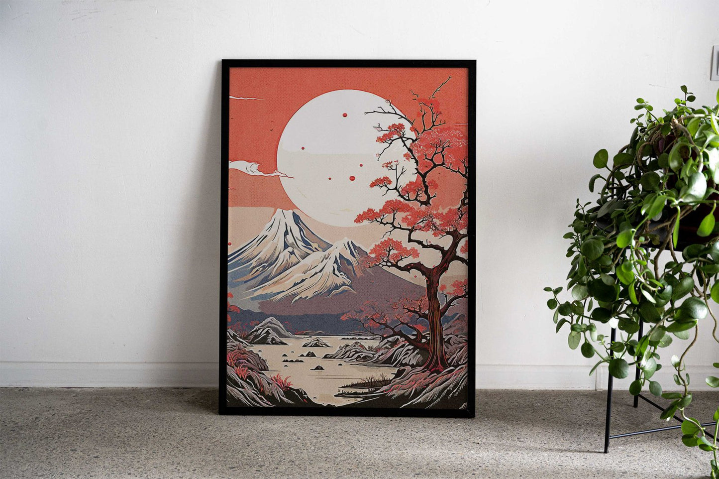 Mountain Fuji Asian Style Poster | Wall Art for Home & Office | High-Quality Print - High-Quality Visual Display