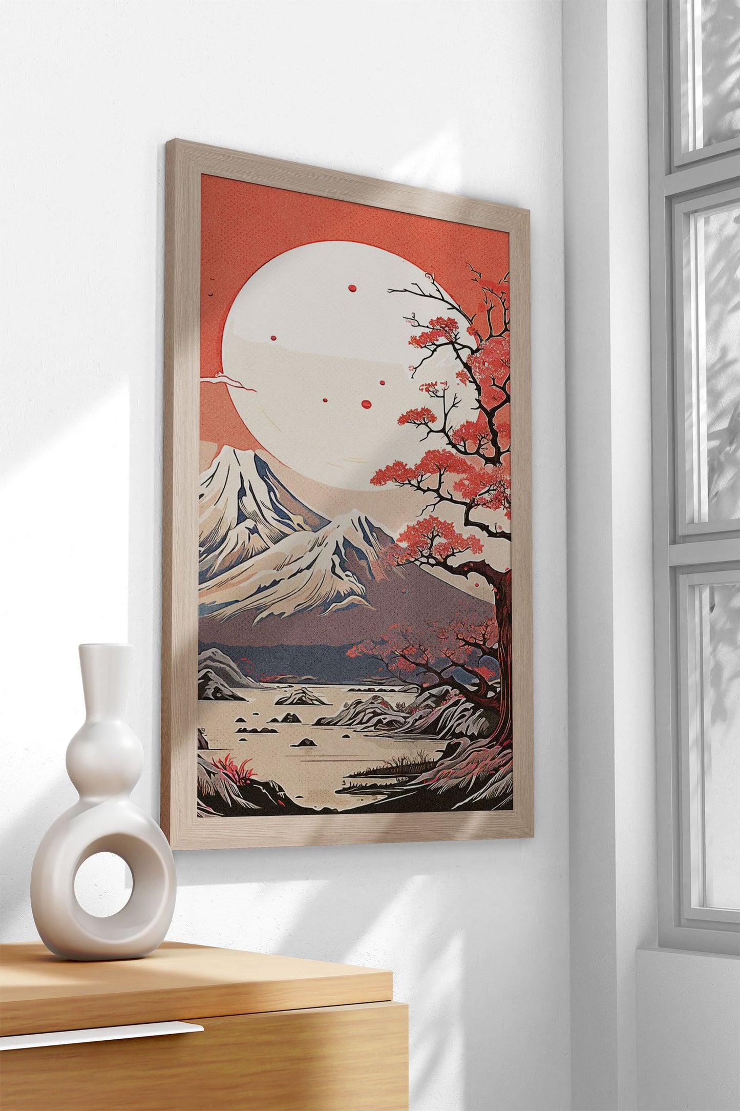 Mountain Fuji Asian Style Poster | Wall Art for Home & Office | High-Quality Print - High-Quality Visual Display