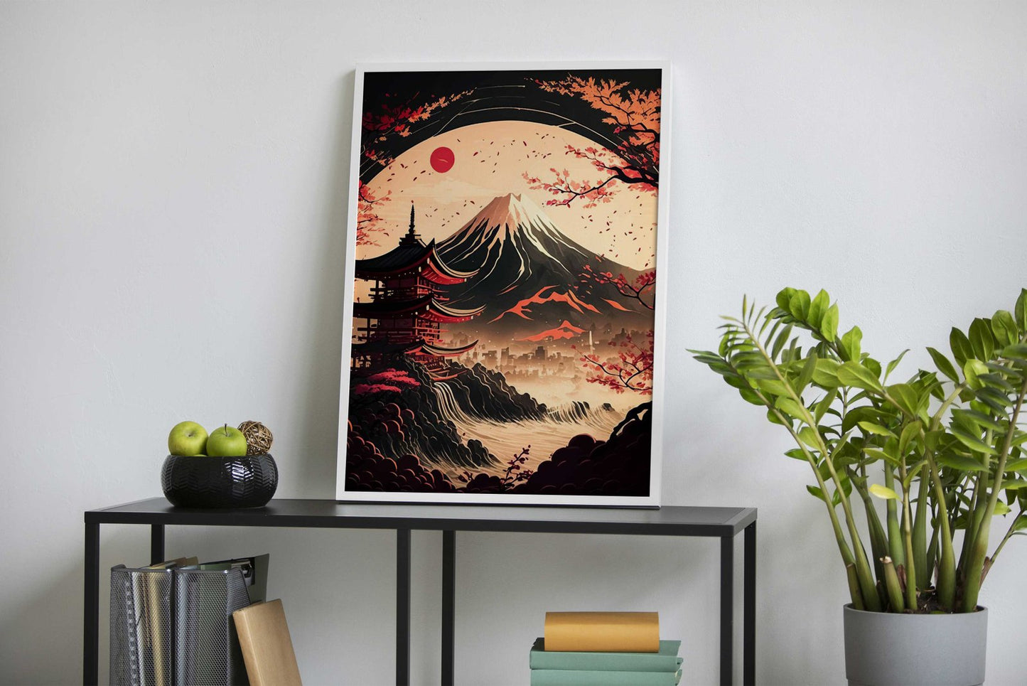 Mountain Japan Asian Style Poster | Wall Art for Home & Office | High-Quality Print - High-Quality Visual Display