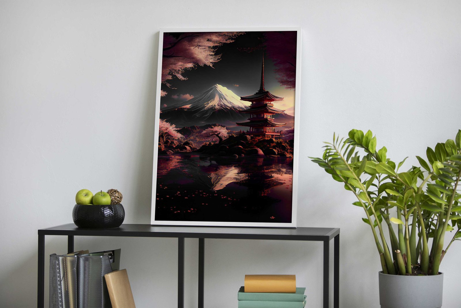 Mt Fuji Scenery art Asian Style Poster | Wall Art for Home & Office | High-Quality Print - High-Quality Visual Display