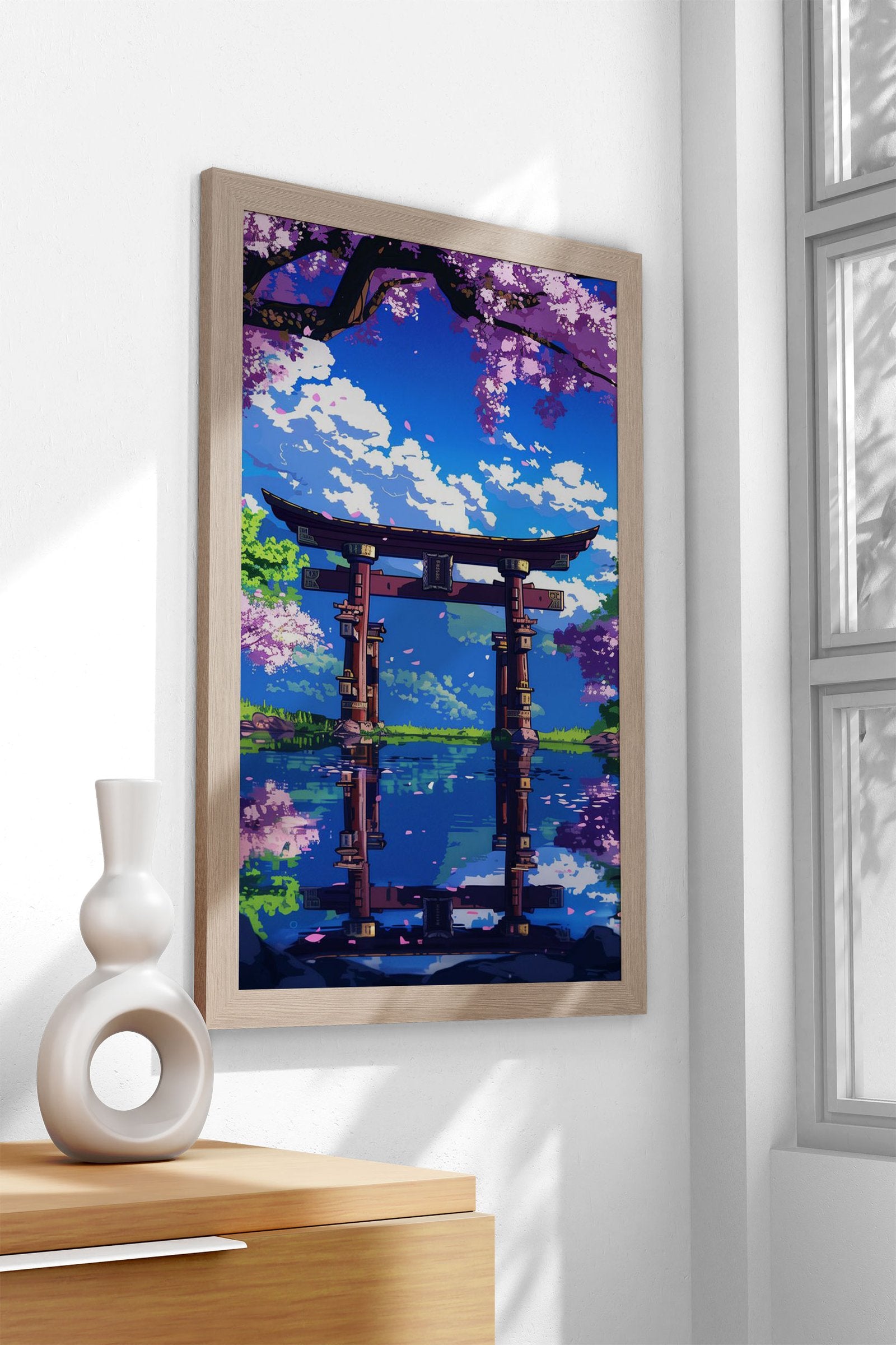 Mundane to the Sacred Asian Style Poster | Wall Art for Home & Office | High-Quality Print - High-Quality Visual Display