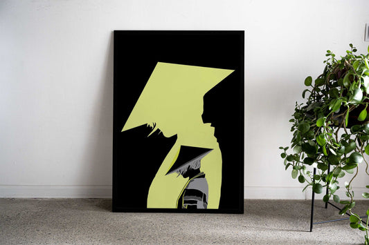 Mysterious Ninja Black Asian Style Poster | Wall Art for Home & Office | High-Quality Print - High-Quality Visual Display
