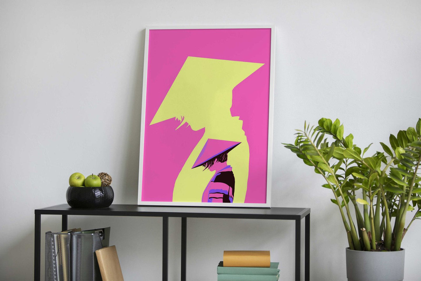 Mysterious Ninja Pink Asian Style Poster | Wall Art for Home & Office | High-Quality Print - High-Quality Visual Display