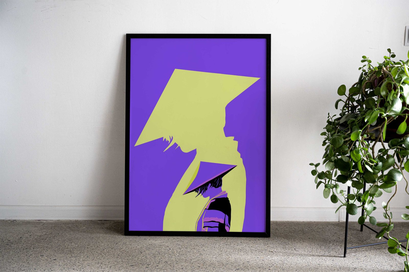 Mysterious Ninja Purple Asian Style Poster | Wall Art for Home & Office | High-Quality Print - High-Quality Visual Display