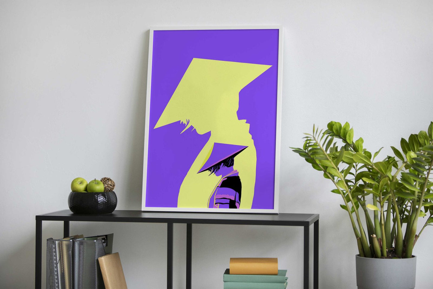 Mysterious Ninja Purple Asian Style Poster | Wall Art for Home & Office | High-Quality Print - High-Quality Visual Display