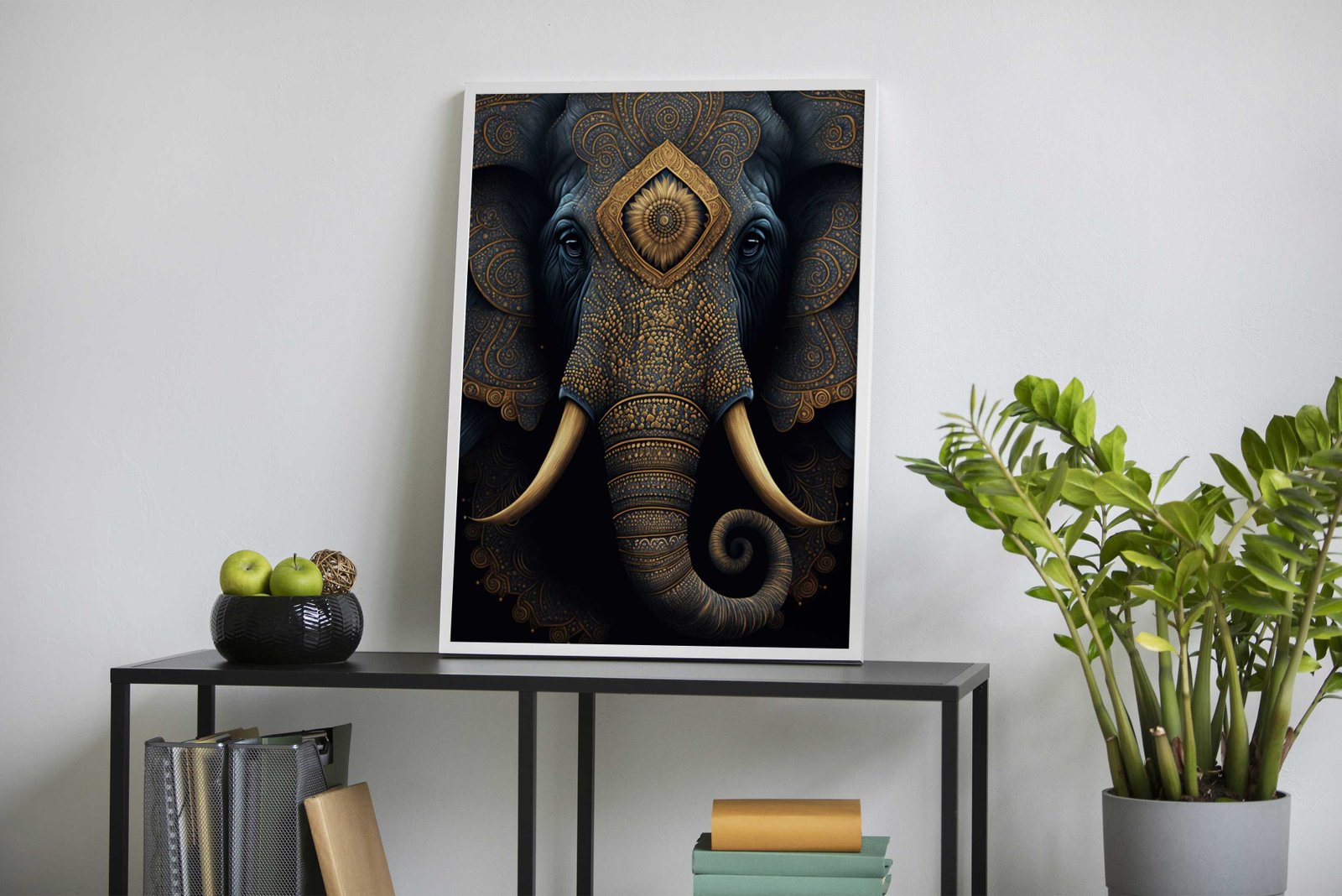 Mystic Elephant Asian Style Poster | Wall Art for Home & Office | High-Quality Print - High-Quality Visual Display