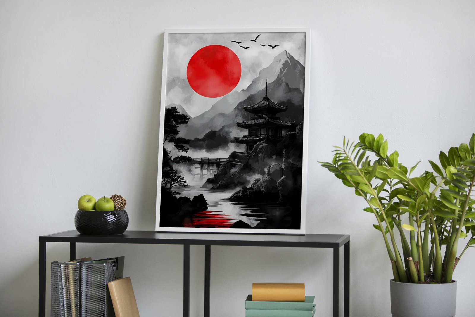 Mystic Japanese Sunrise Asian Style Poster | Wall Art for Home & Office | High-Quality Print - High-Quality Visual Display