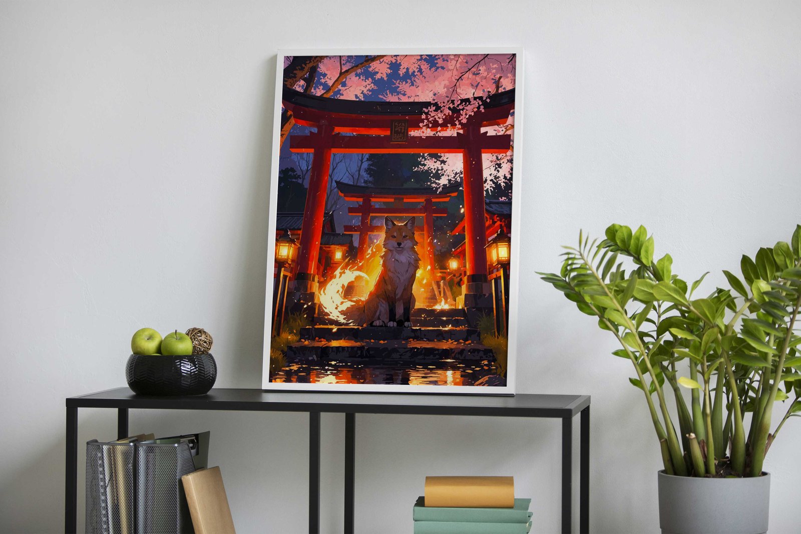 Mystic Kitsune Gate Asian Style Poster | Wall Art for Home & Office | High-Quality Print - High-Quality Visual Display
