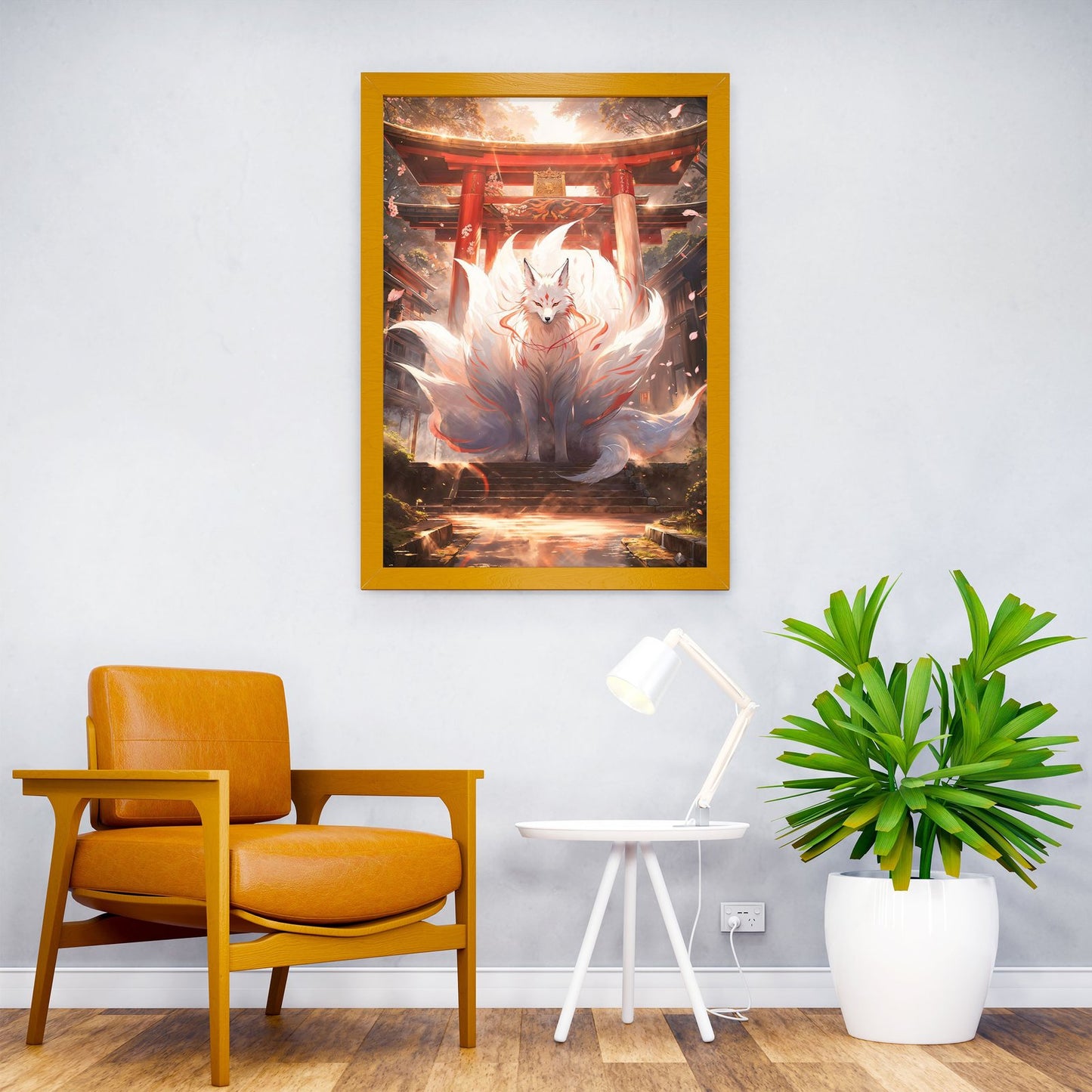 Mystic Kitsune Gateway Asian Style Poster | W all Art for Home & Office | High-Quality Print - High-Quality Visual Display