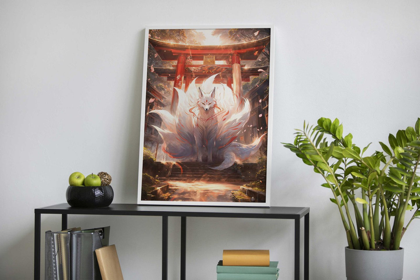 Mystic Kitsune Gateway Asian Style Poster | W all Art for Home & Office | High-Quality Print - High-Quality Visual Display