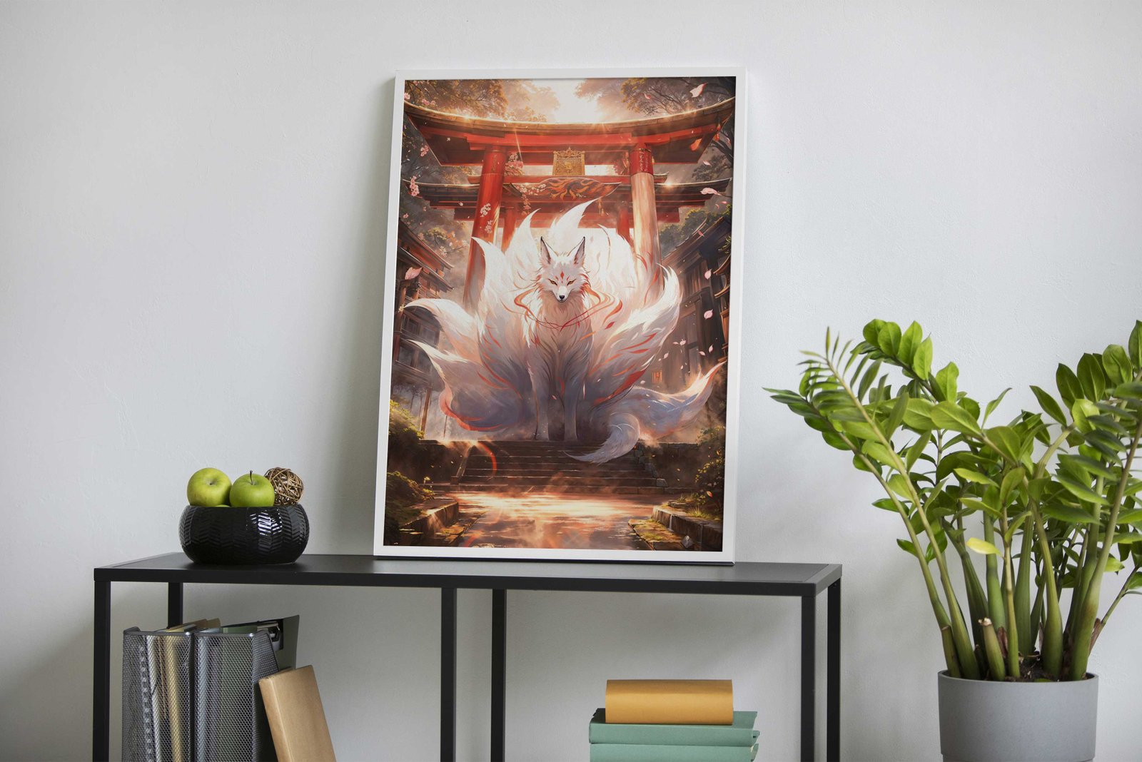Mystic Kitsune Gateway Asian Style Poster | W all Art for Home & Office | High-Quality Print - High-Quality Visual Display