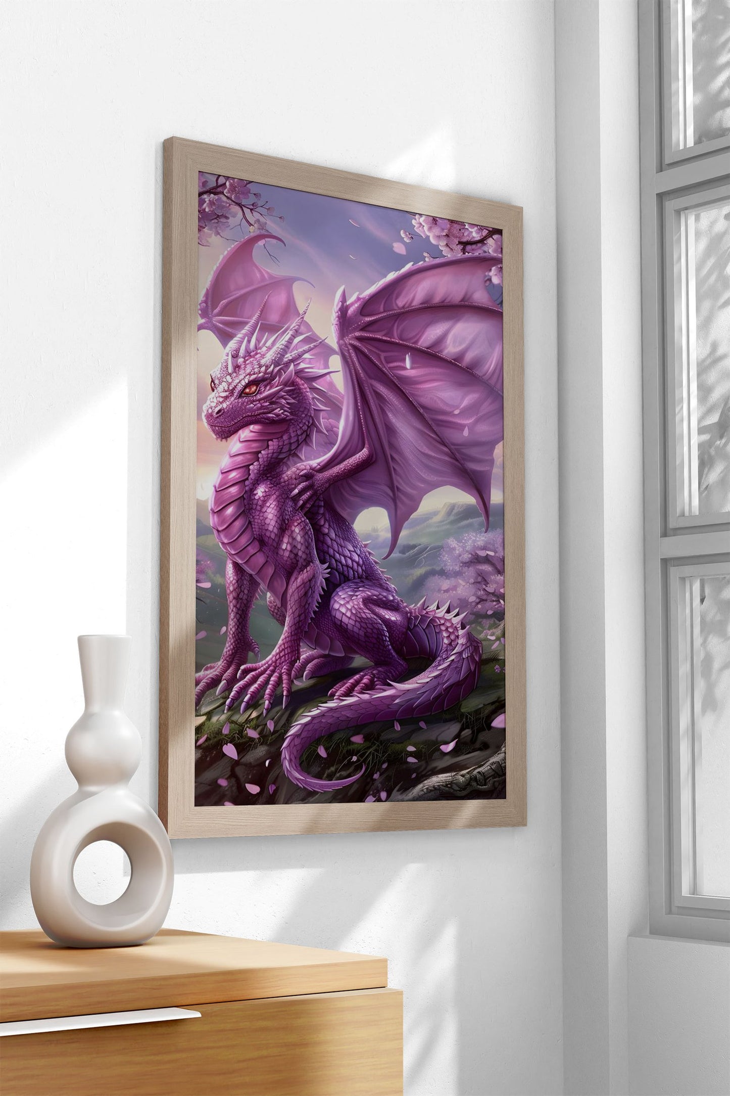 Mystic Lucky Dragon Asian Style Poster | Wall  Art for Home & Office | High-Quality Print - High-Quality Visual Display