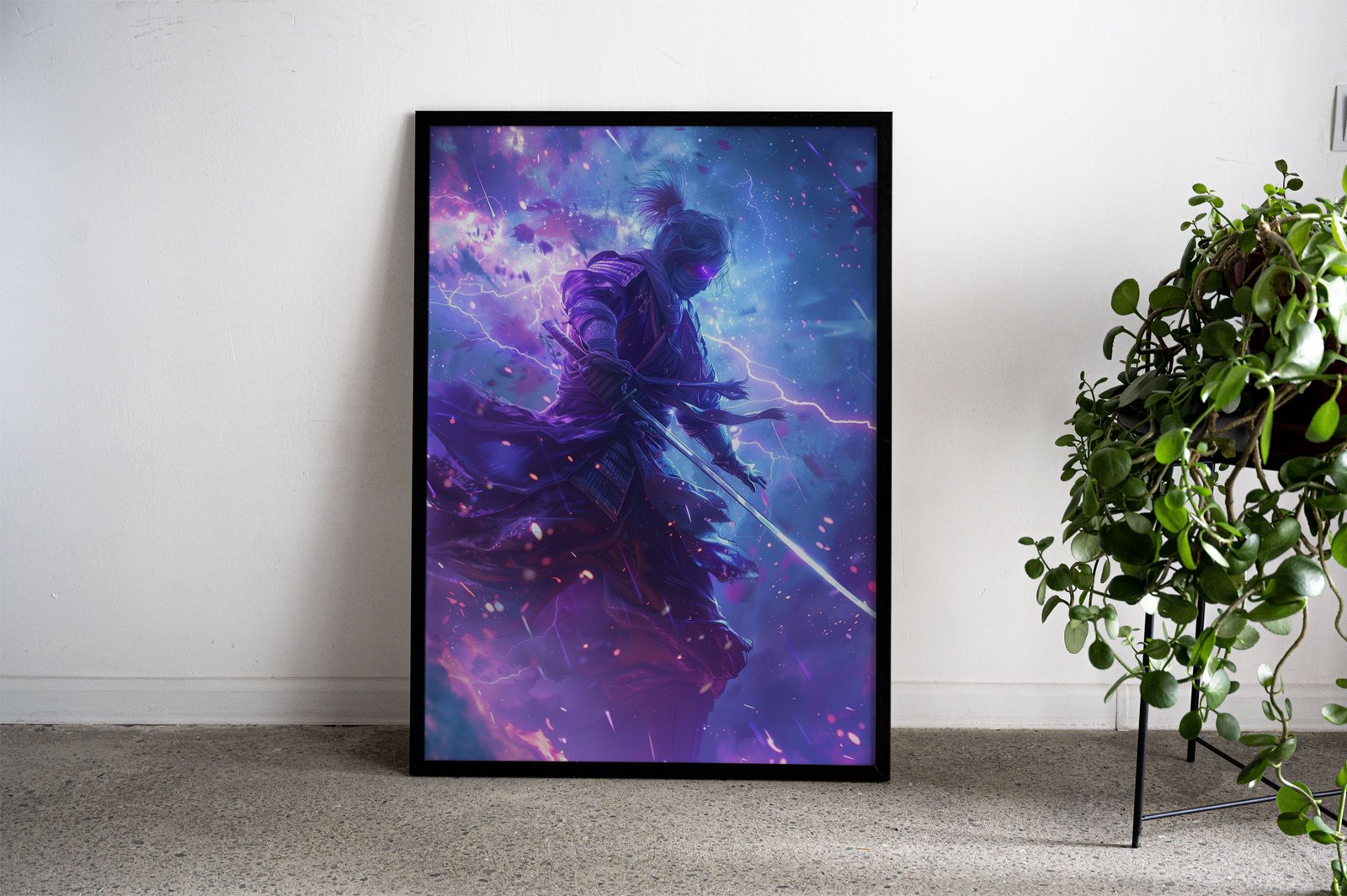 Mystic Samurai Warrior Asian Style Poster | W all Art for Home & Office | High-Quality Print - High-Quality Visual Display