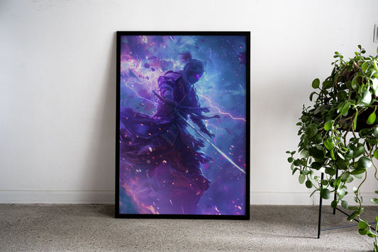 Mystic Samurai Warrior Asian Style Poster | W all Art for Home & Office | High-Quality Print - High-Quality Visual Display