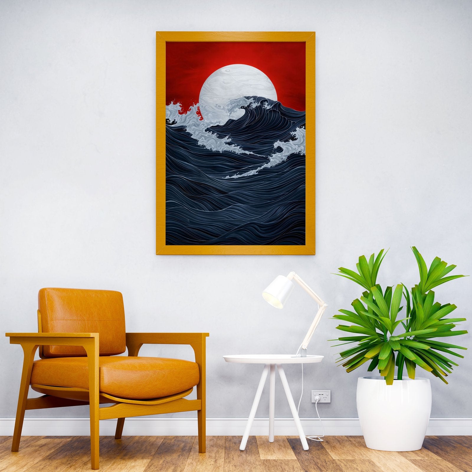 Mystic Tides Asian Style Poster | Wall Art for H ome & Office | High-Quality Print - High-Quality Visual Display