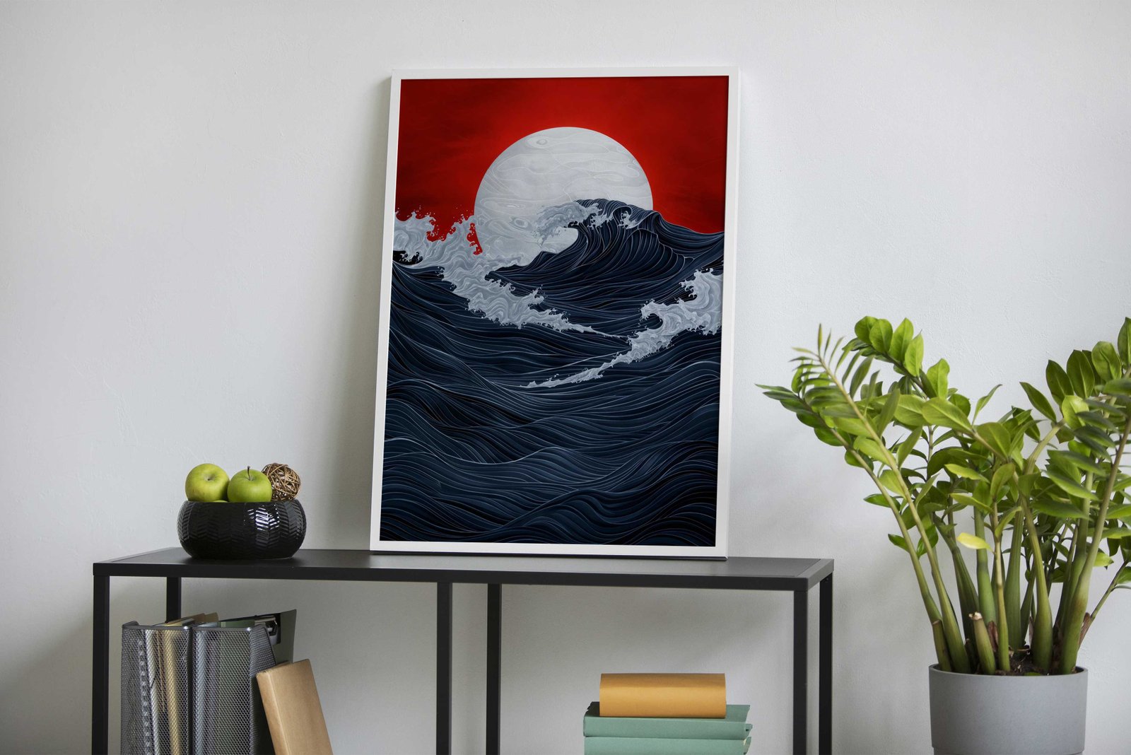 Mystic Tides Asian Style Poster | Wall Art for H ome & Office | High-Quality Print - High-Quality Visual Display