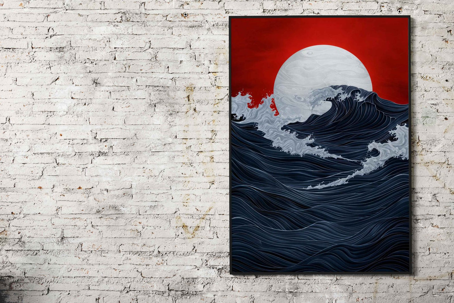 Mystic Tides Asian Style Poster | Wall Art for H ome & Office | High-Quality Print - High-Quality Visual Display