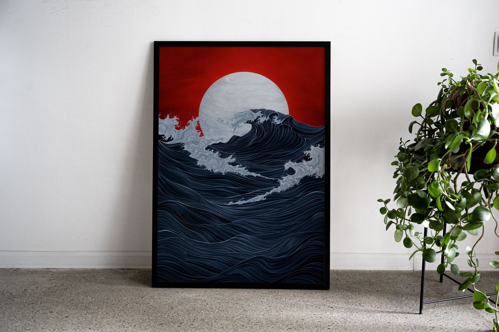 Mystic Tides Asian Style Poster | Wall Art for H ome & Office | High-Quality Print - High-Quality Visual Display