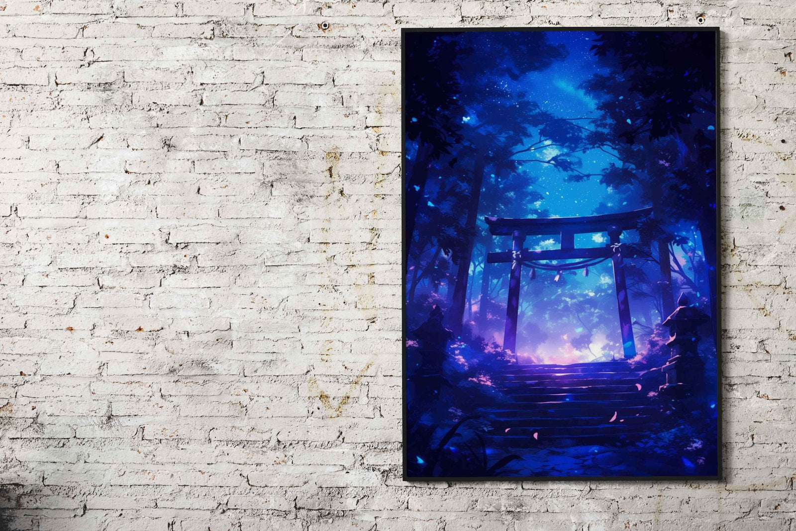 Mystic Torii Twilight Asian Style Poster | Wall A rt for Home & Office | High-Quality Print - High-Quality Visual Display