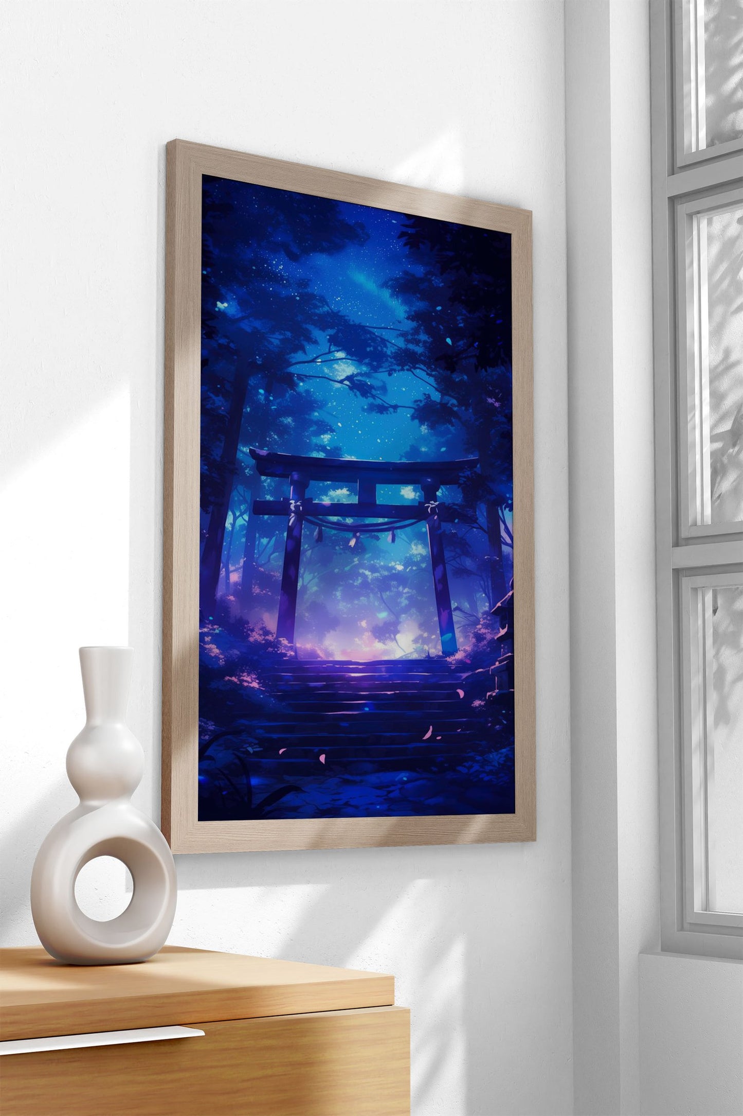Mystic Torii Twilight Asian Style Poster | Wall A rt for Home & Office | High-Quality Print - High-Quality Visual Display