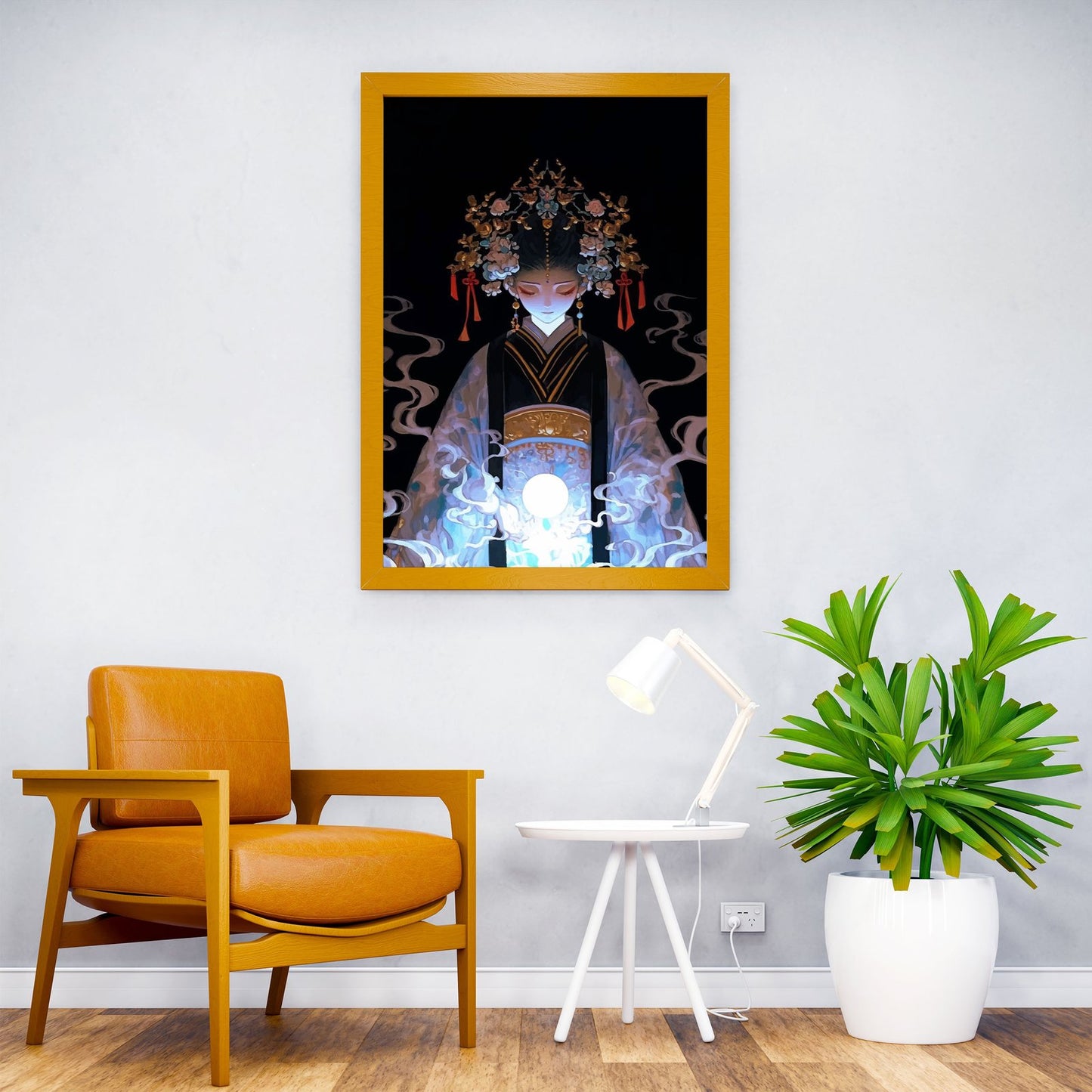 Mystical Asian Princess Asian Style Poster | W all Art for Home & Office | High-Quality Print - High-Quality Visual Display