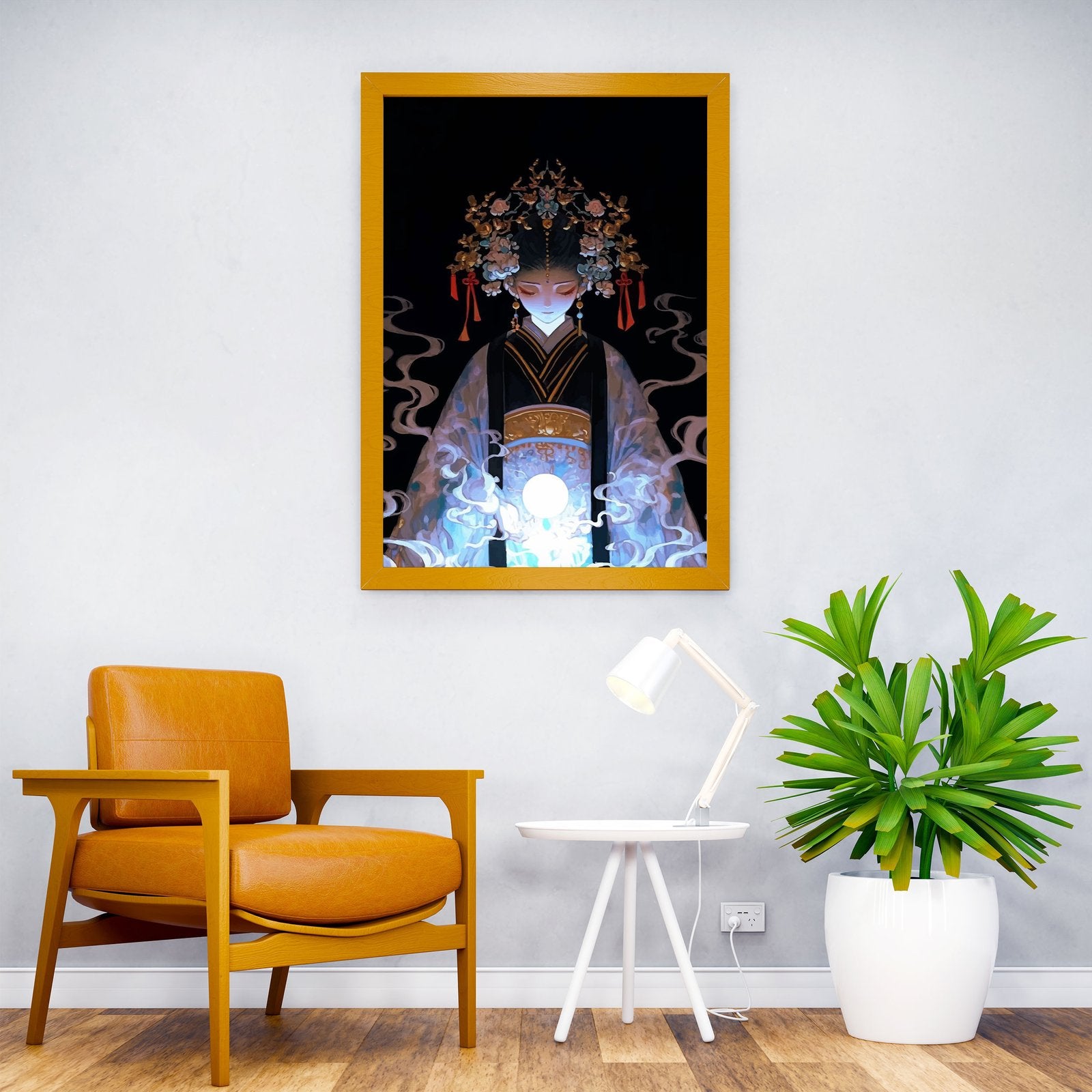 Mystical Asian Princess Asian Style Poster | W all Art for Home & Office | High-Quality Print - High-Quality Visual Display