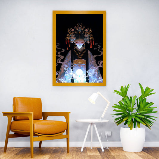 Mystical Asian Princess Asian Style Poster | W all Art for Home & Office | High-Quality Print - High-Quality Visual Display