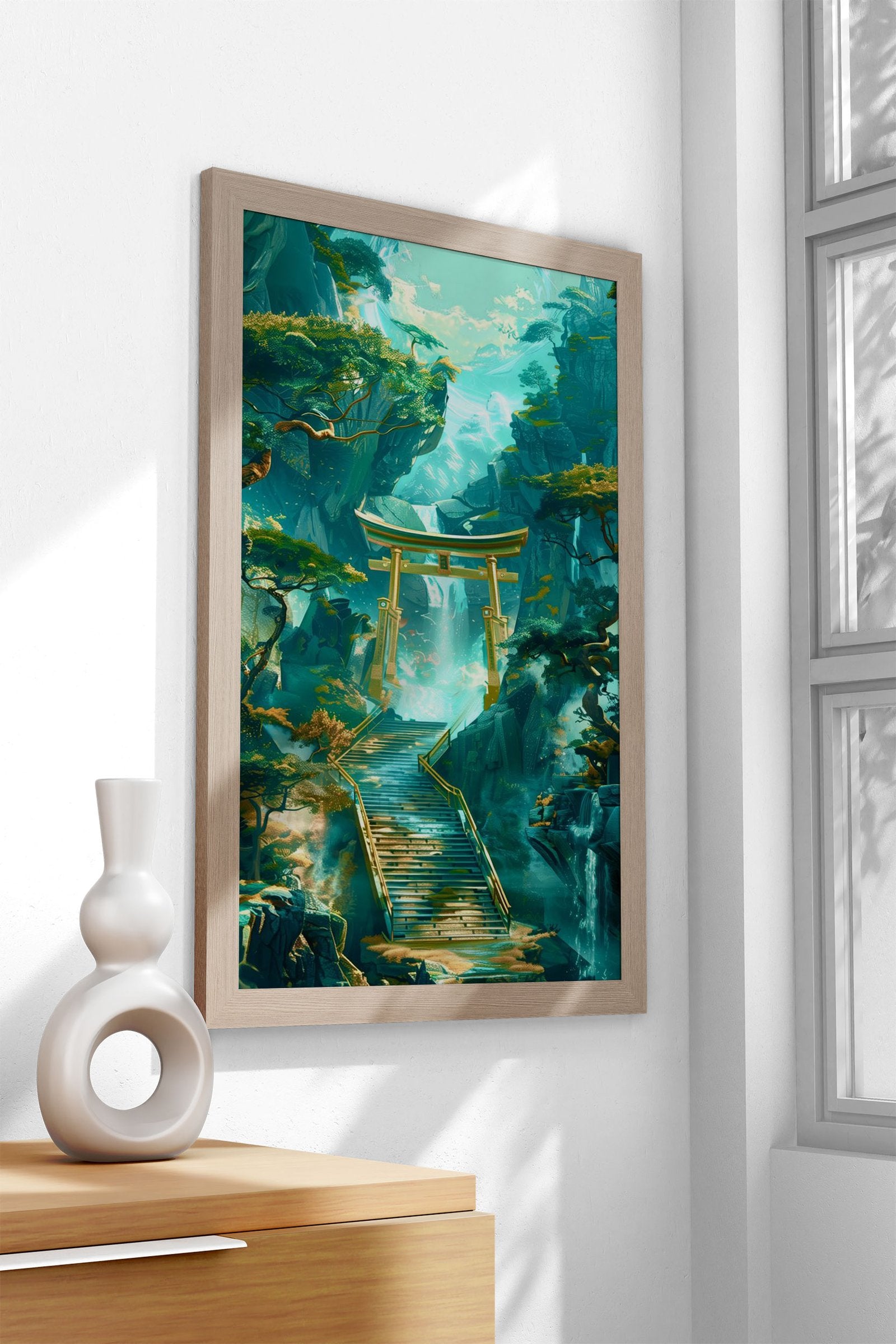 Mystical Asian landscape Asian Style Poster |  Wall Art for Home & Office | High-Quality Print - High-Quality Visual Display