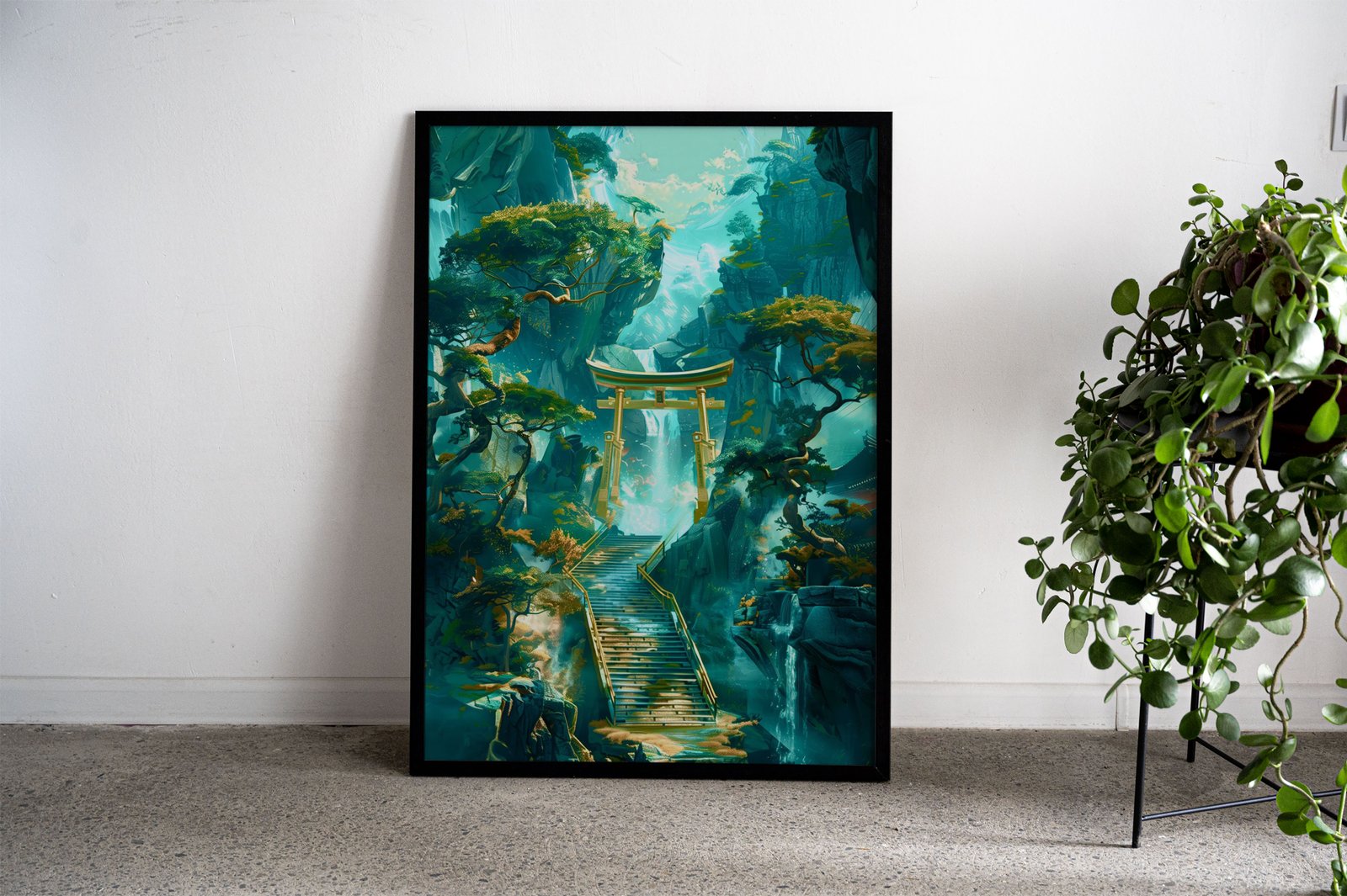 Mystical Asian landscape Asian Style Poster |  Wall Art for Home & Office | High-Quality Print - High-Quality Visual Display
