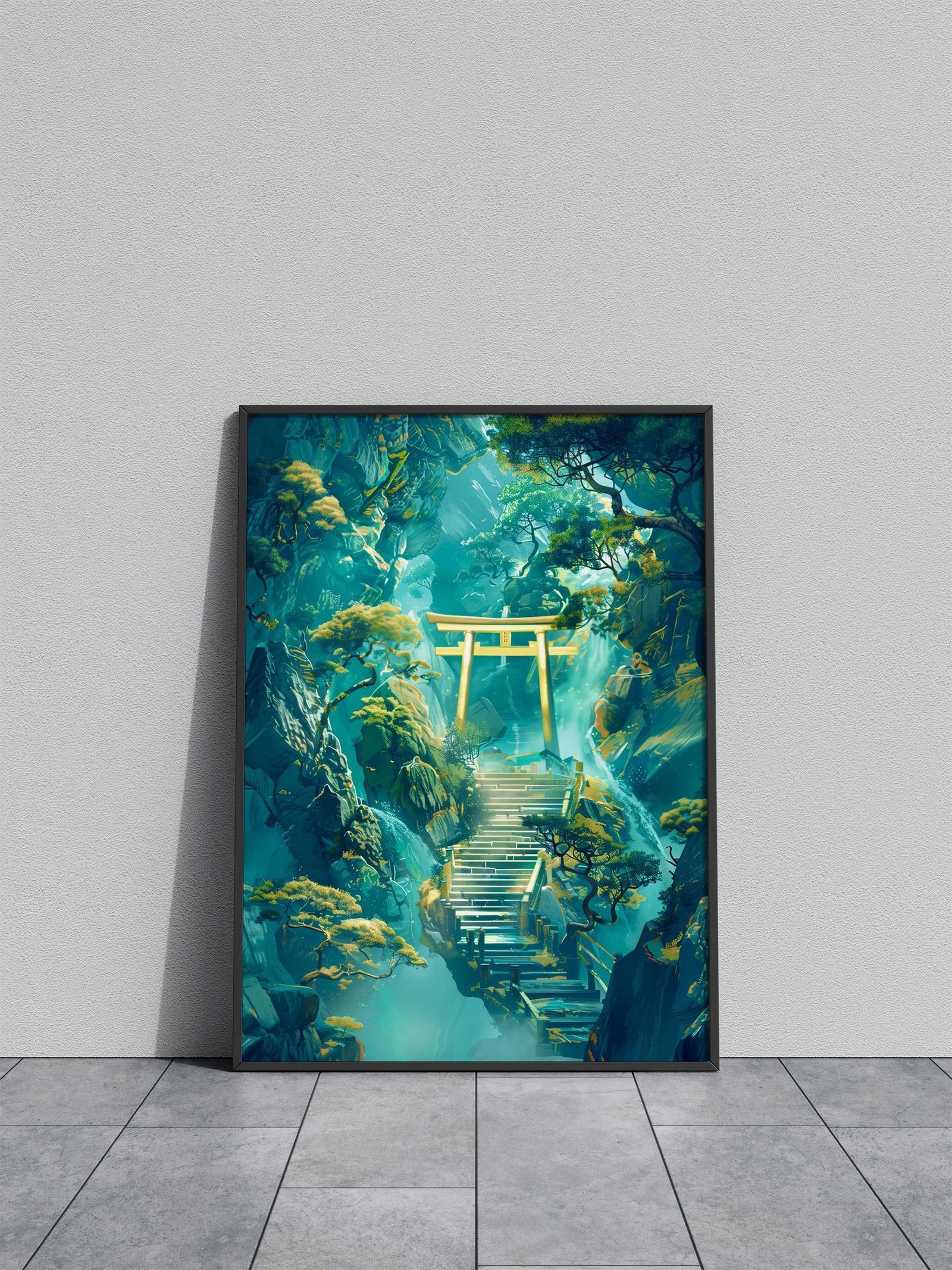Mystical Forest art Asian Style Poster | Wall Ar t for Home & Office | High-Quality Print - High-Quality Visual Display