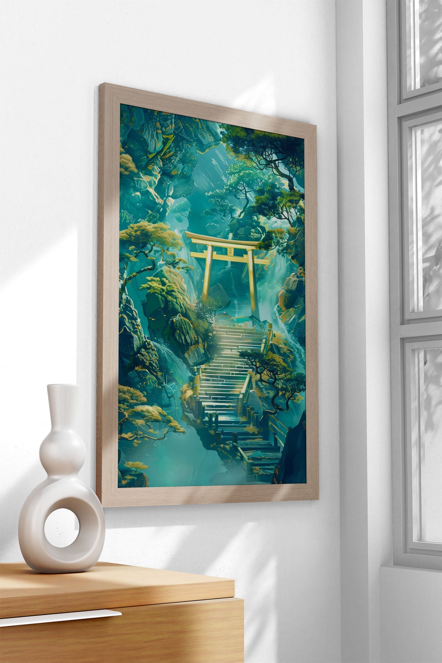Mystical Forest art Asian Style Poster | Wall Ar t for Home & Office | High-Quality Print - High-Quality Visual Display