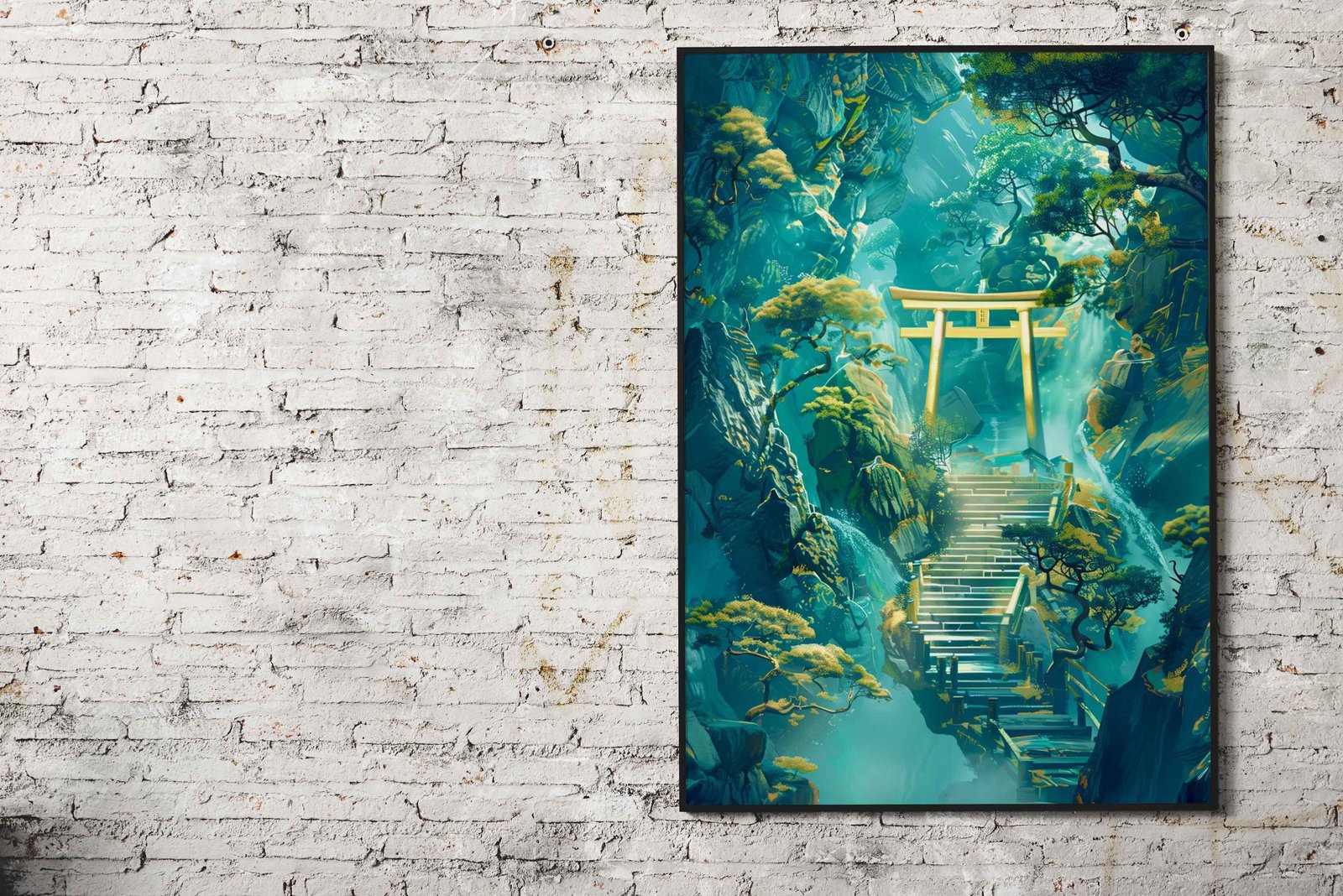 Mystical Forest art Asian Style Poster | Wall Ar t for Home & Office | High-Quality Print - High-Quality Visual Display