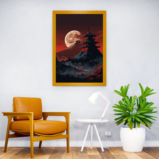 Mystical Japanese Shrine Asian Style Poster |  Wall Art for Home & Office | High-Quality Print - High-Quality Visual Display