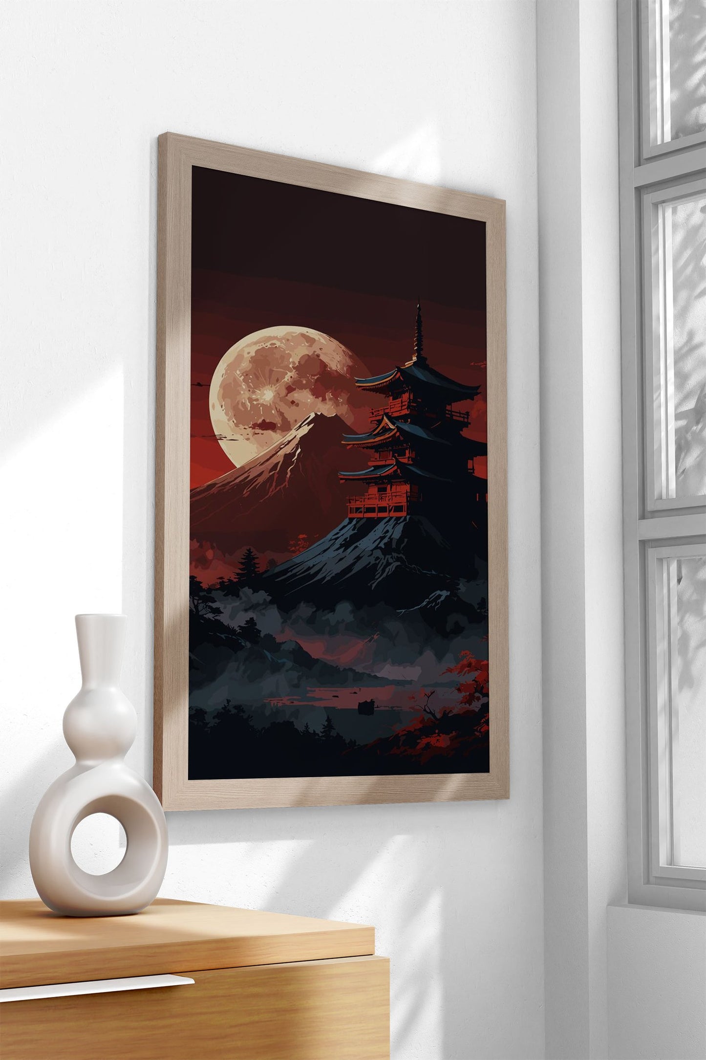 Mystical Japanese Shrine Asian Style Poster |  Wall Art for Home & Office | High-Quality Print - High-Quality Visual Display