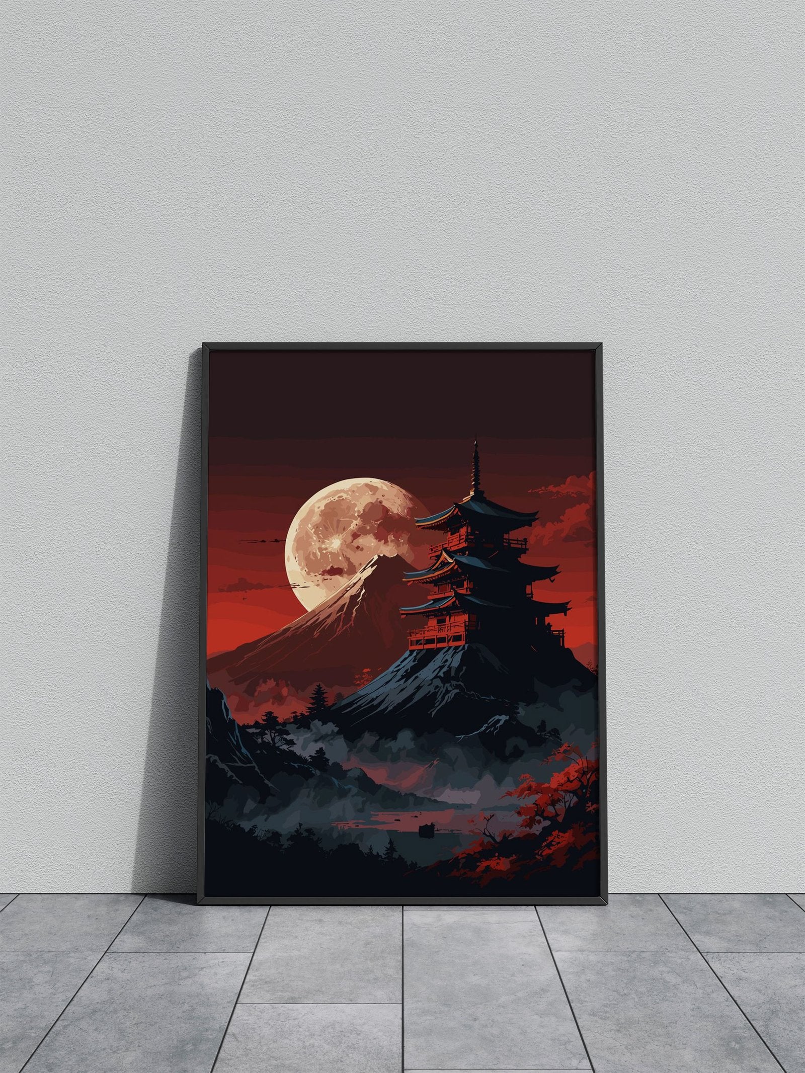 Mystical Japanese Shrine Asian Style Poster |  Wall Art for Home & Office | High-Quality Print - High-Quality Visual Display