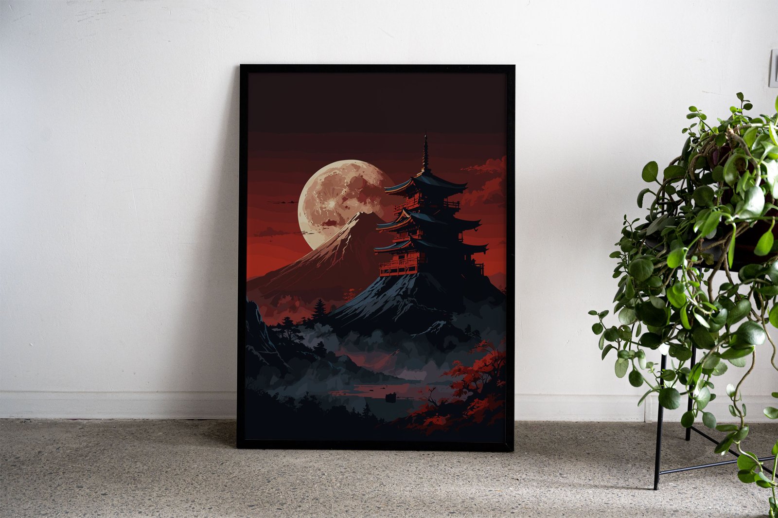 Mystical Japanese Shrine Asian Style Poster |  Wall Art for Home & Office | High-Quality Print - High-Quality Visual Display