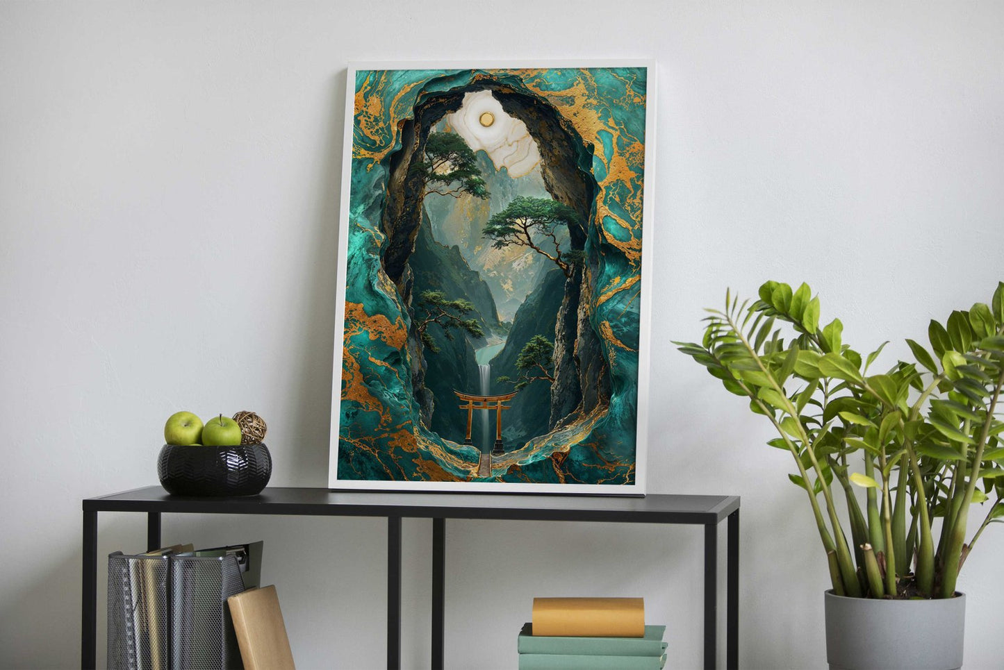 Mystical Kintsugi Passage Asian Style Poster |  Wall Art for Home & Office | High-Quality Print - High-Quality Visual Display