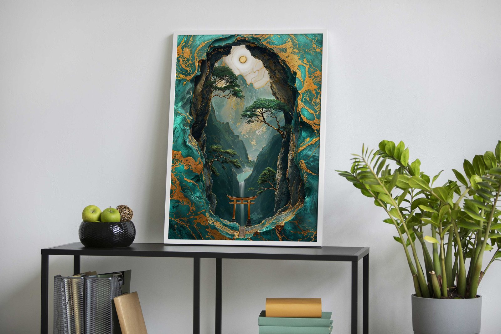 Mystical Kintsugi Passage Asian Style Poster |  Wall Art for Home & Office | High-Quality Print - High-Quality Visual Display
