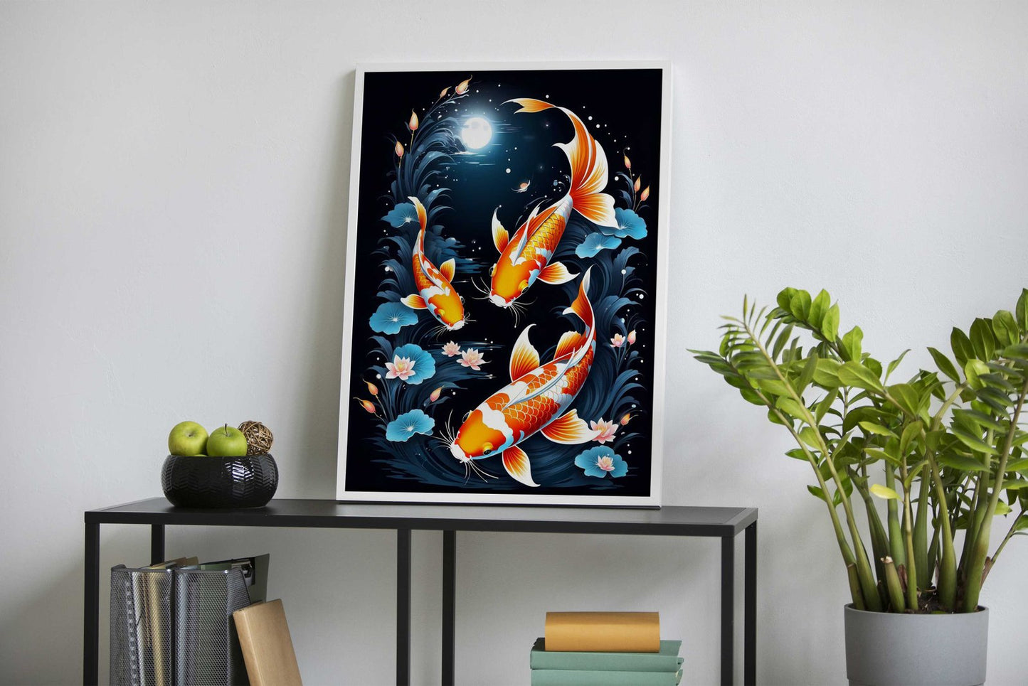Mystical Koi Fish Asian Style Poster | Wall Art f or Home & Office | High-Quality Print - High-Quality Visual Display